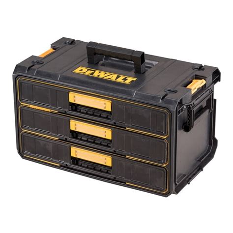 3-drawer metal mobile tool box with tray|DEWALT® ToughSystem® 2.0 Three.